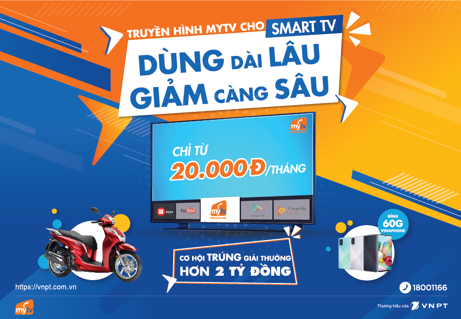 Ứng dụng MyTV giảm giá khủng, chỉ còn từ 20.000đ/tháng